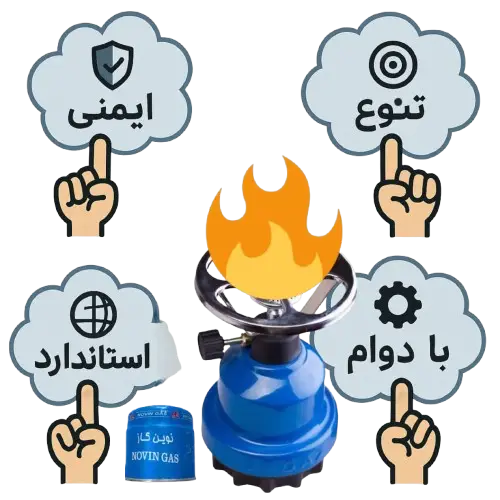 کپسول مسافرتی نوین گاز